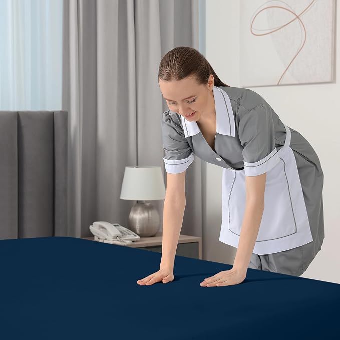 Royale Linens Extra Deep Pocket Twin Fitted Sheet Only - Image 8