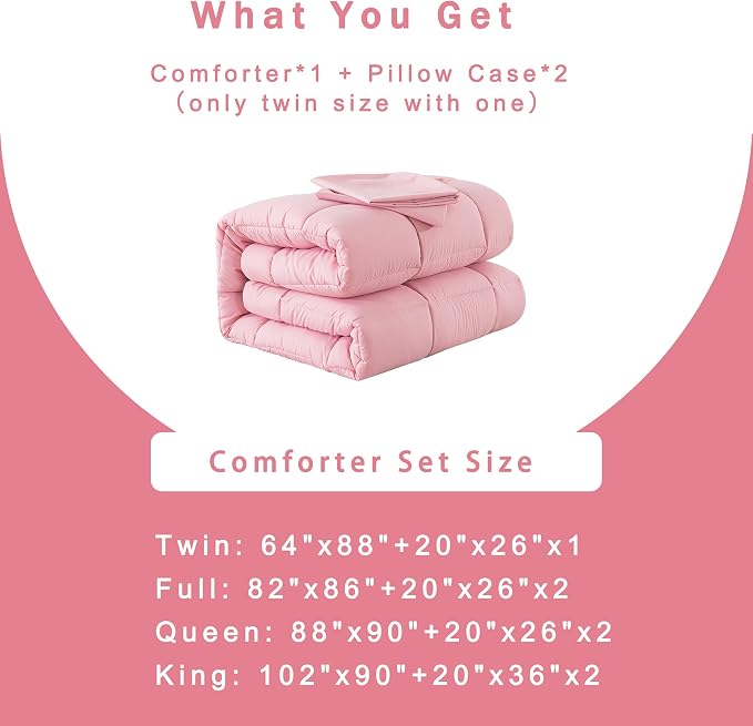 DOWNCOOL Queen Comforter Set -All Season Bedding Comforters Sets - Image 6