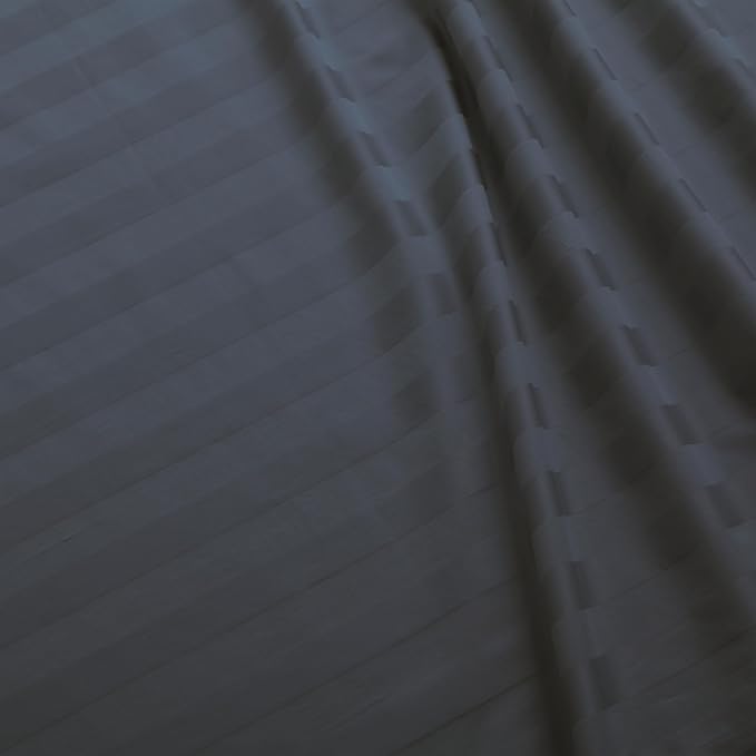 Flat Sheet Only Queen Size, 400 TC 100% Egyptian Cotton Flat Sheet Striped - Image 3