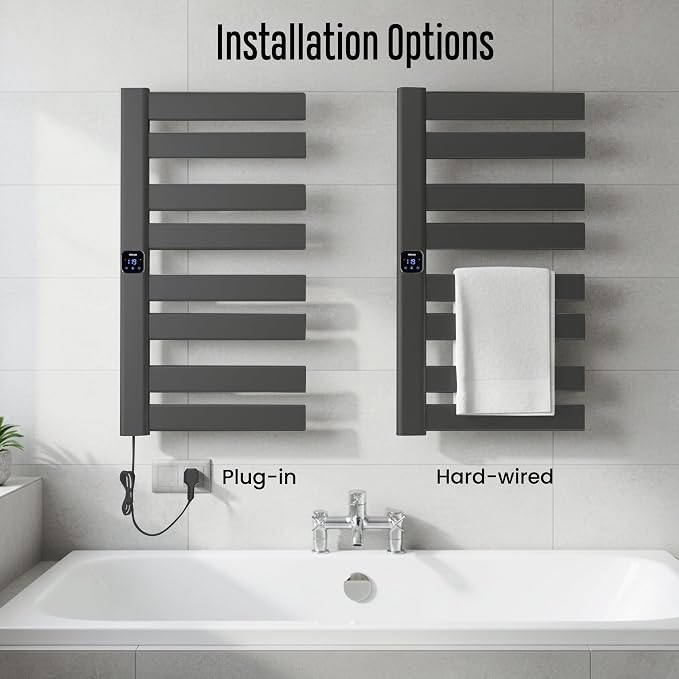 Towel Warmer, Heated Towel Rack - Image 6