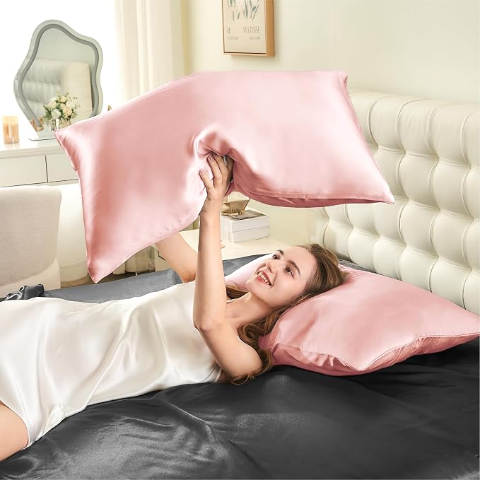 INFIIXSO Mulberry Silk Pillow Case King Size, Silk Pillowcase - Image 7