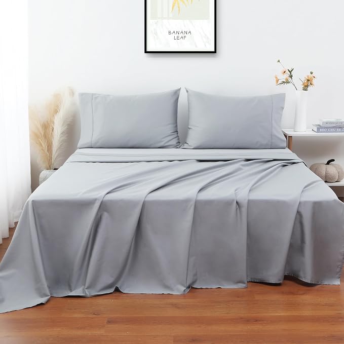 Flat Sheet Only 2 Pack, Twin Size 400 Thread Count 100% Egyptian Cotton Flat - Image 6