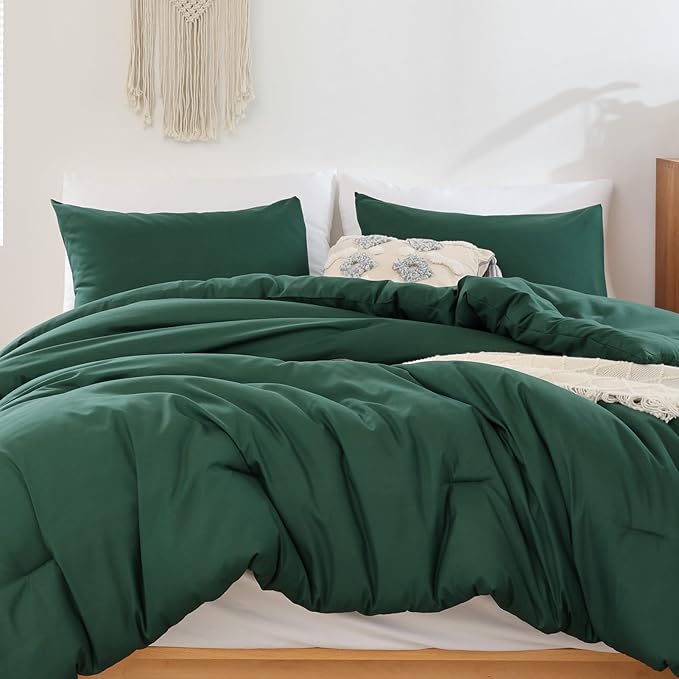 ROSGONIA Oversized King Comforter Dark Emerald Green, Lightweight Oversized by ROSGONIA