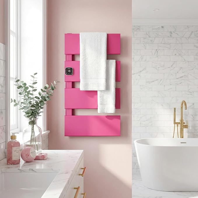 Electric Towel Warmer, Heated Towel Rack - Image 4