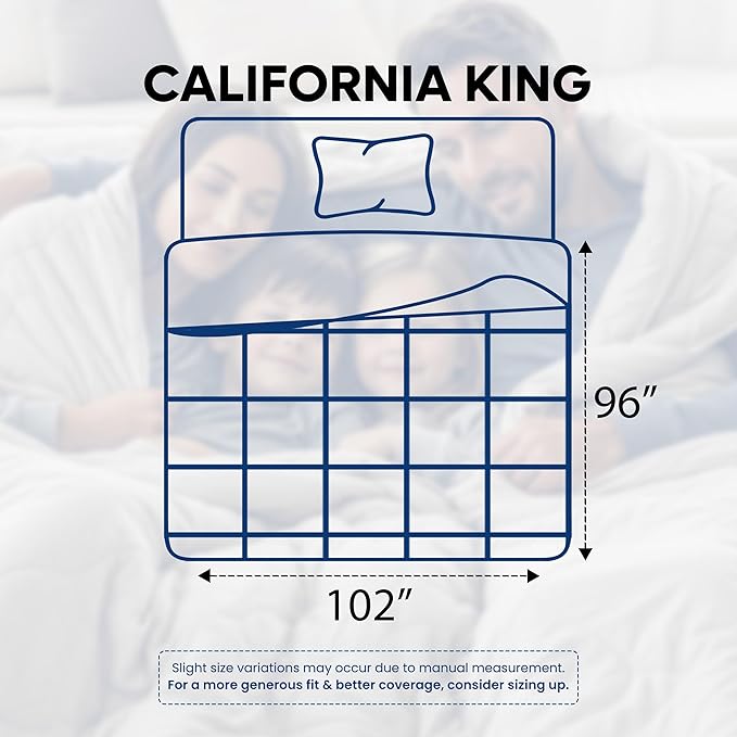 Utopia Bedding Comforters California King Size, All Season Duvet Insert - Image 3