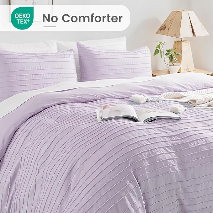 NEXHOME PRO Duvet Cover Full, 3 Pieces Boho Tufted Duvet Cover Set, Soft and - Image 3