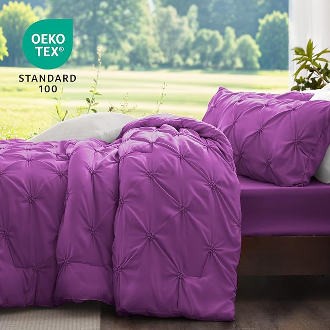 BEDELITE Purple Queen Comforter Set - Image 3
