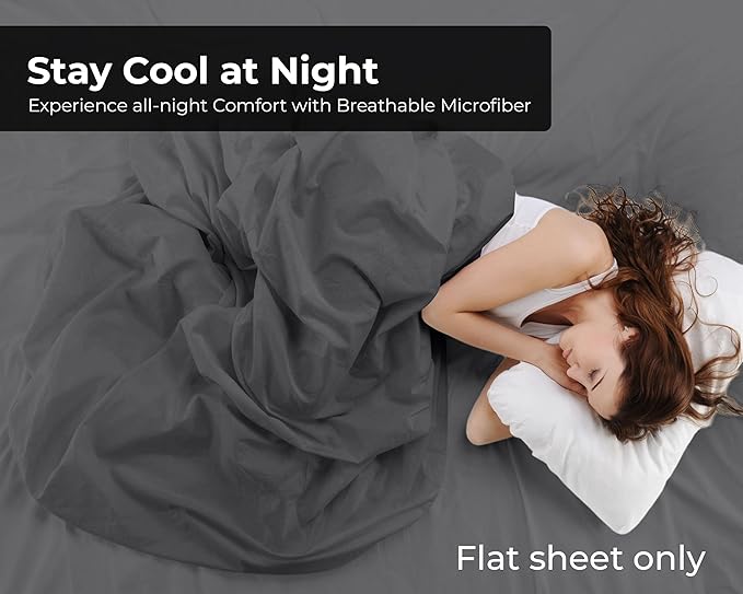 Royale Linens Full Flat Sheet - Image 3