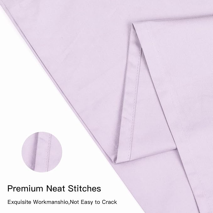 100% Cotton Standard Pillowcases Set of 2, Deep Dream 600 Thread Count Pillow - Image 4