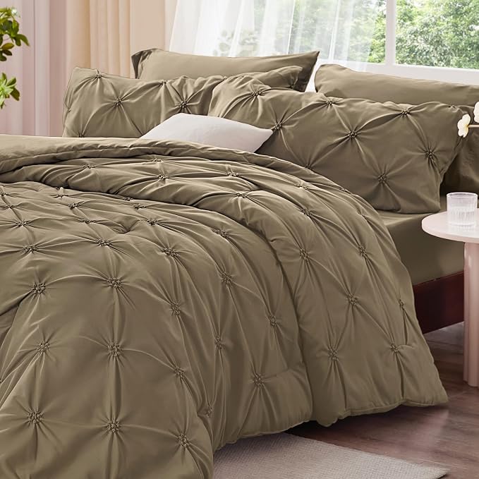 BEDELITE Light Brown Queen Comforter Set - Image 2