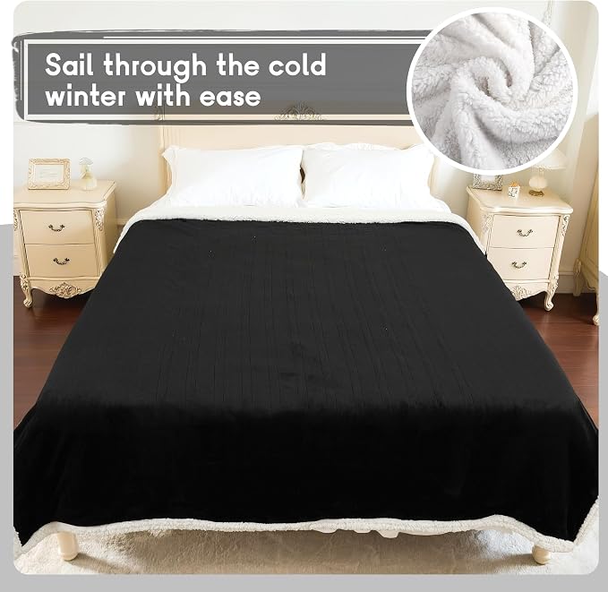 Heated Blanket Electric Blanket Full Size 72''x84'' - Image 6