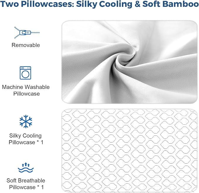 Rainmr Pillow King Size Memory Foam - Image 7