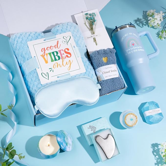 Suhctuptx Birthday Gifts for Women, Unique Self Care Gifts Get Well Soon Basket - Image 2