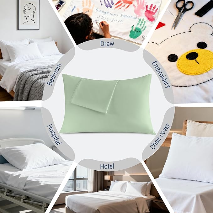Pillowcases Queen 4 Pack, 20x30 Pillow Cases - Image 6