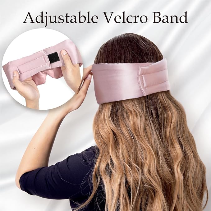 Zenssia 100% Mulberry Silk Sleep Mask Eye Mask - Image 4