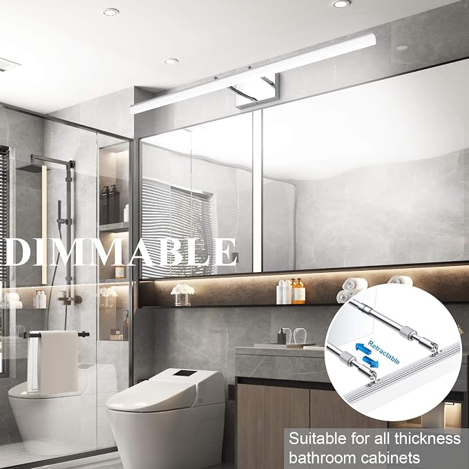 Aipsun 40in Dimmable Modern LED Vanity Lights - Image 4