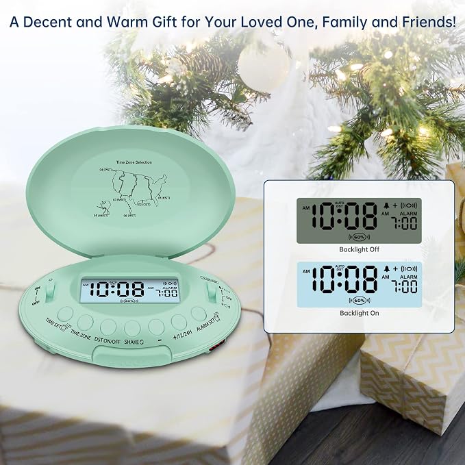 DreamSky Vibrating Alarm Clock for Heavy Sleepers - Image 5