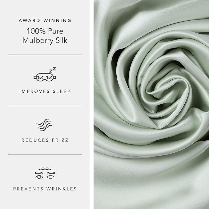 Fishers Finery 25mm 100% Pure Mulberry Silk Pillowcase - Image 5