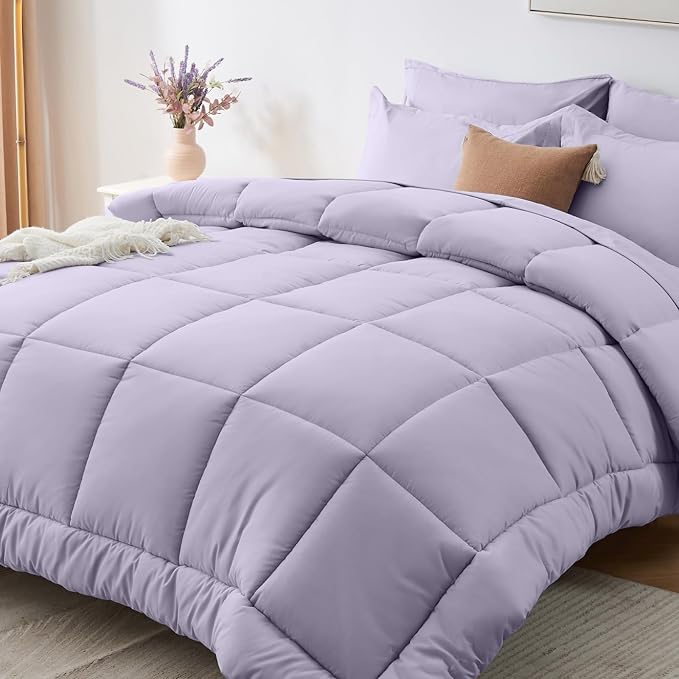 Sasttie King Size Comforter Set, 7 Pieces Bed in a Bag King, Complete Bedding by SASTTIE