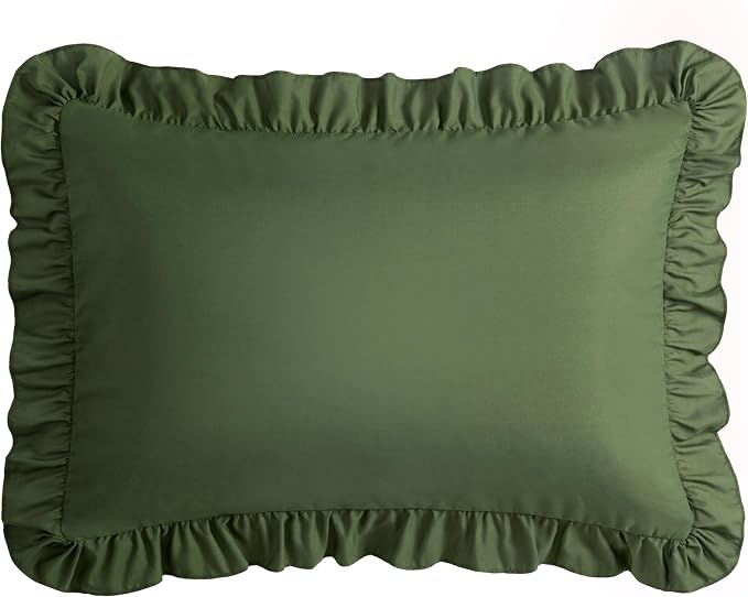 KKJIAF Ruffle Body Pillow Cases Set of 1, Ruffled Pillow Covers - Image 7