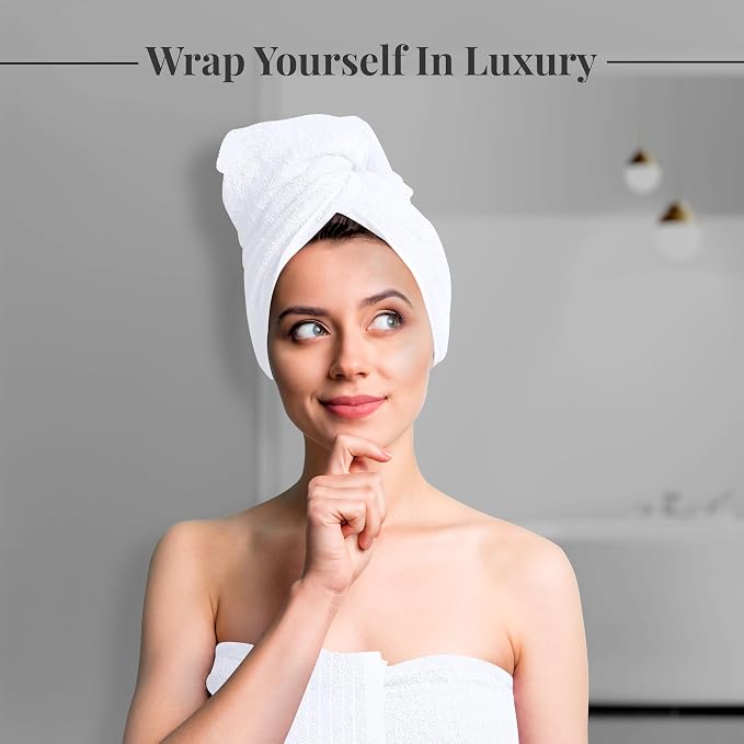 Tens Towels Pack of 4 Extra Large Bath Towels 30 x 60 Inches, 100% Cotton - Image 3