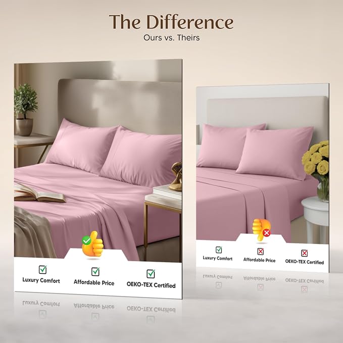Utopia Bedding Full Bed Sheets Set - Image 6