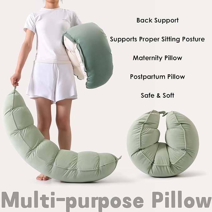 Peallow – Long Round Body Pillow - Image 7