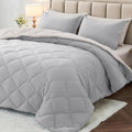 MUXHOMO 7 Pieces King Comforter Set, Reversible Bed in a Bag King Size by MUXHOMO