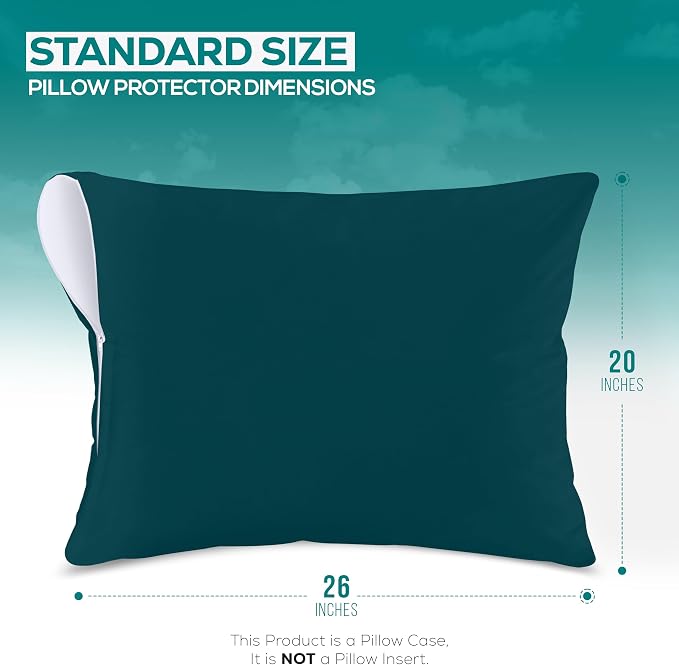 Utopia Bedding Premium 100% Waterproof Pillow Protectors - Image 2