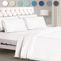 Mueller Luxury 6 PC Full Size Bed Sheets, Super Soft 1800, Deep Pocket up to by Mueller