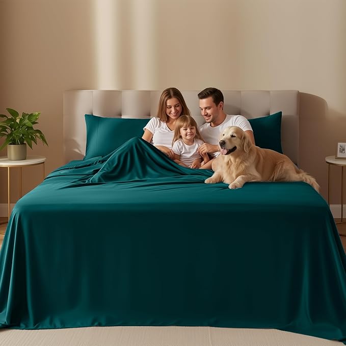 Utopia Bedding Queen Size Sheet Set – 4 Piece Bed Sheets, Soft and Breathable - Image 2