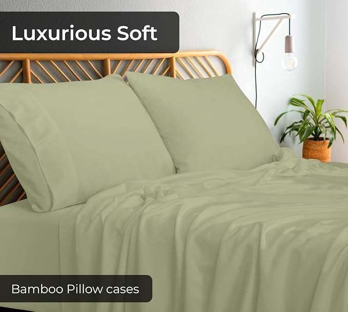 Royale Linen Cooling Pillow Cases Standard Size Set of 2-100% Rayon Derived - Image 7