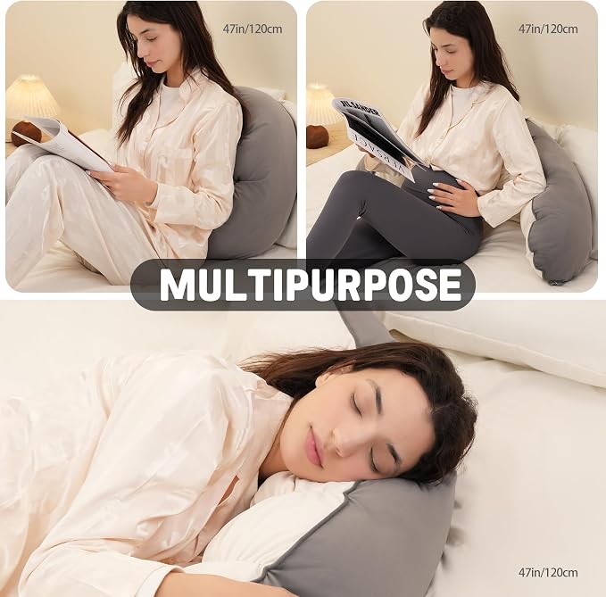 Peallow – Long Round Body Pillow - Image 5