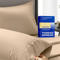 Thread Spread 100% Egyptian Cotton King Size Pillow Cases Set of 2 by THREADSPREAD