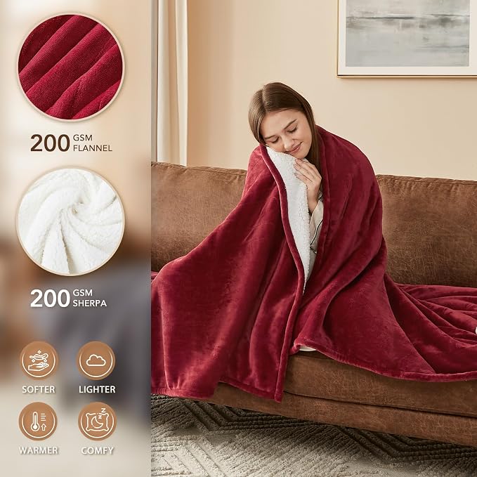 Homemate Electric Heated Blanket King Size - Image 2