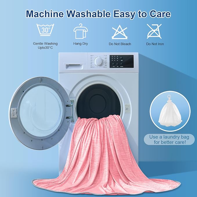 KMUSET Cooling Blanket Twin, Double Sided Summer Cooling Blankets - Image 7