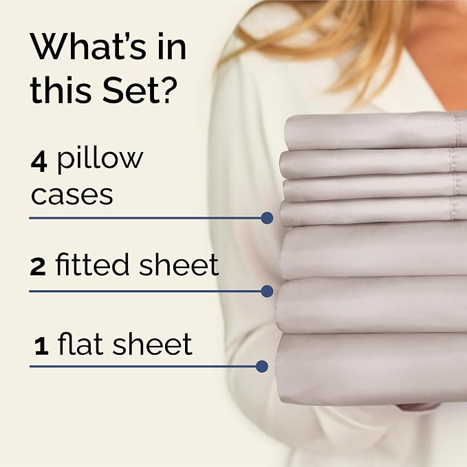 Split King 7 Piece Sheet Set - Image 2
