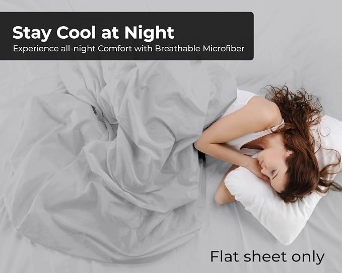 Royale Linens Full Flat Sheet - Image 3