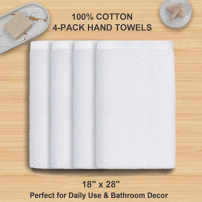 VOOVA & MOVAS White Hand Towels - Image 4