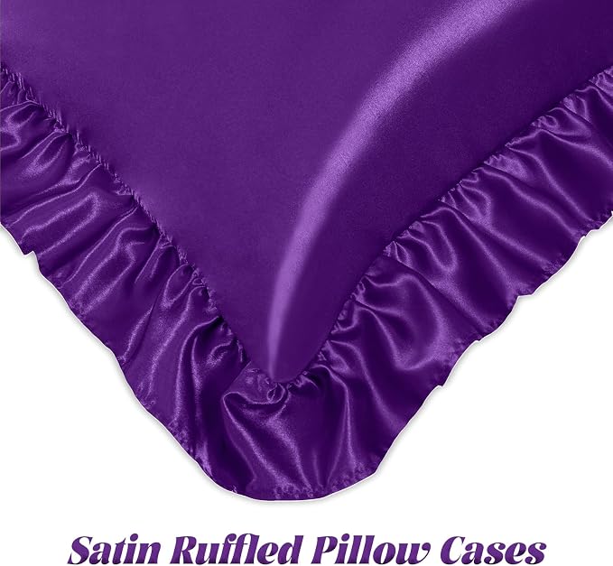 Homiest Ruffle Satin Pillowcase - Image 4