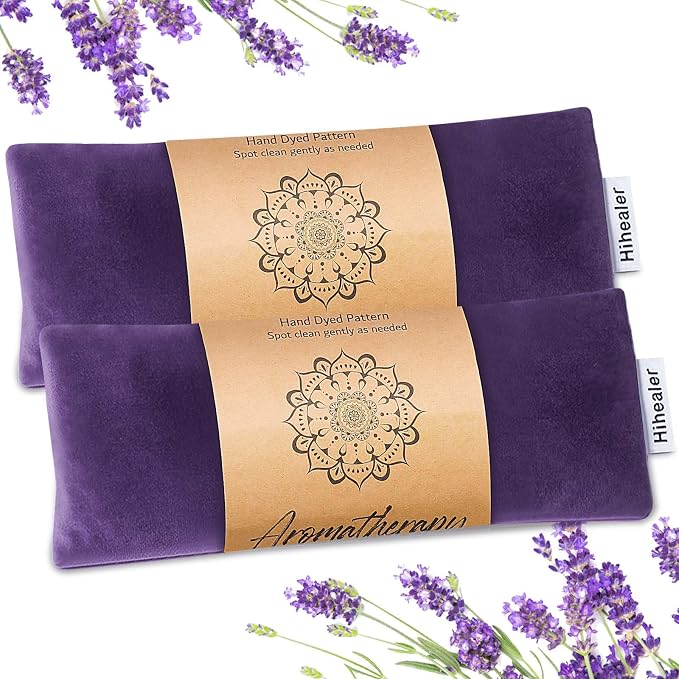 Mothers Day Gifts for Mom, Weighted Eye Mask for Sleep, Meditation, Lavender by HIhealer