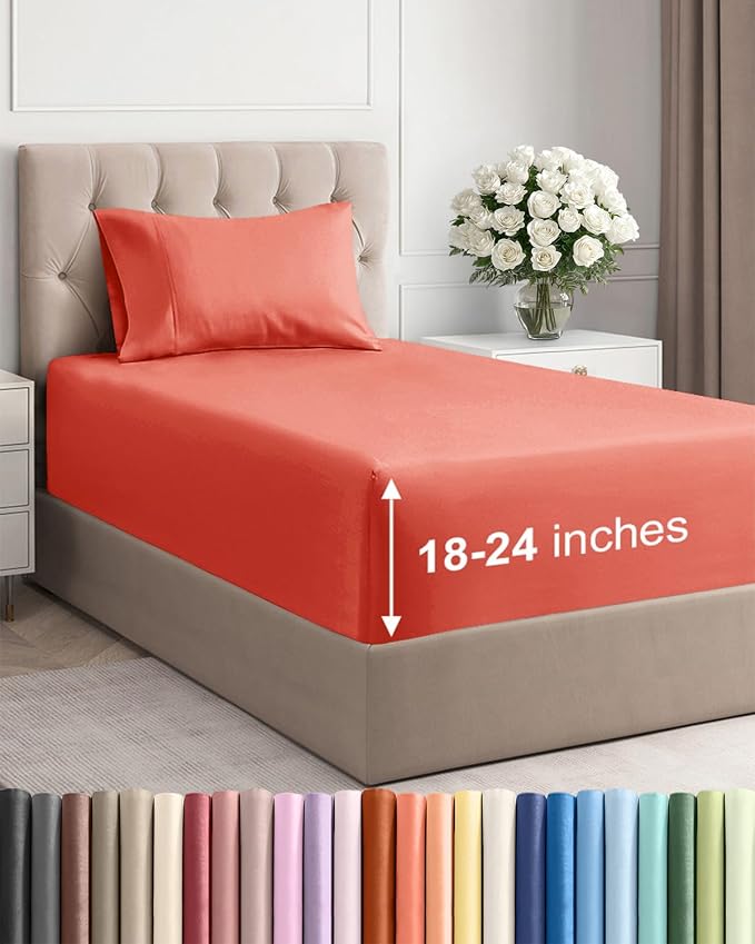 Extra Deep Twin Sheet Set by CGKUnlimited