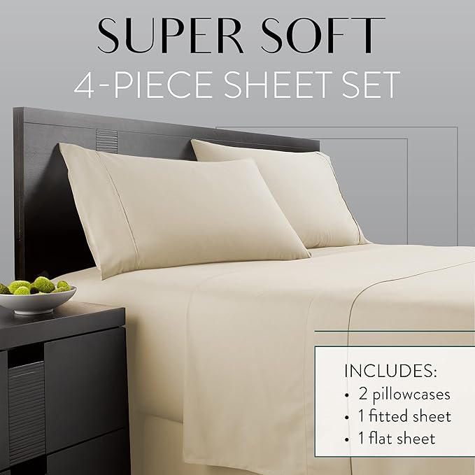 Danjor Linens Bed Sheet Set Twin XL - Image 2