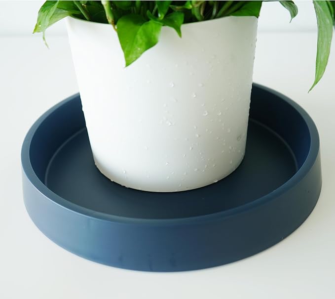 Plant Saucer Tray for Ceramic Plastic Pots, 8 inch Plant Saucers for Indoors - Image 4