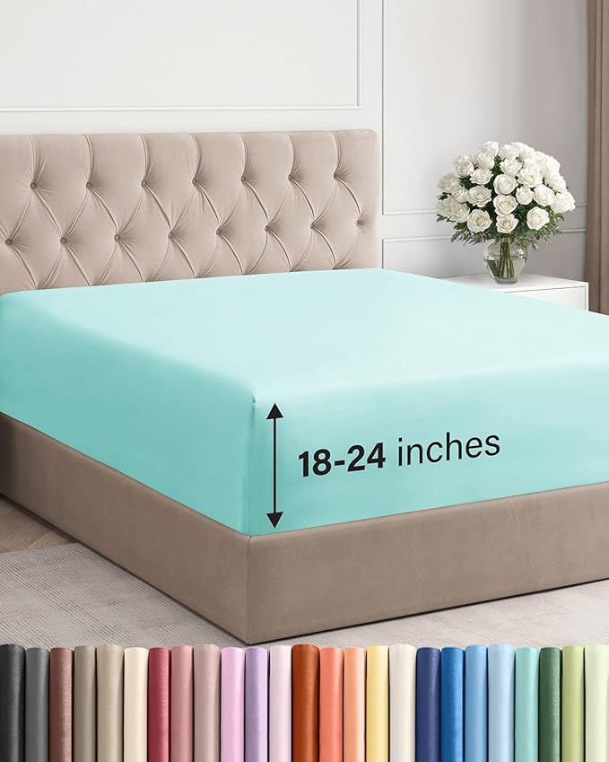 Extra Deep King Fitted Sheet by CGKUnlimited