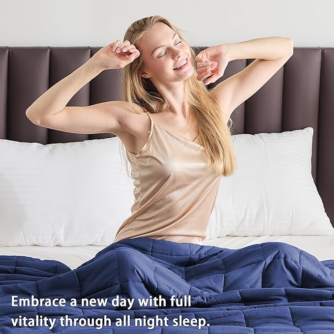 yescool Weighted Blanket for Adults Cooling Heavy Blanket for Sleeping Perfect - Image 6