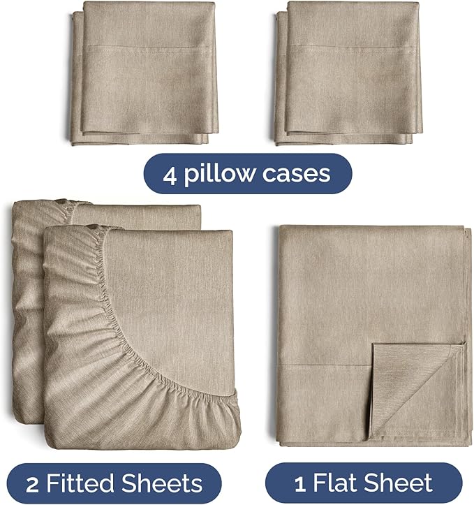 Split King 7 Piece Sheet Set - Image 2