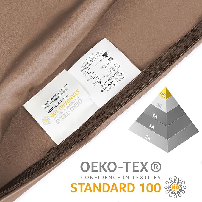 OLESILK Silk Body Pillowcase 20x54 Zippered: 100% Mulberry Silk - Image 6