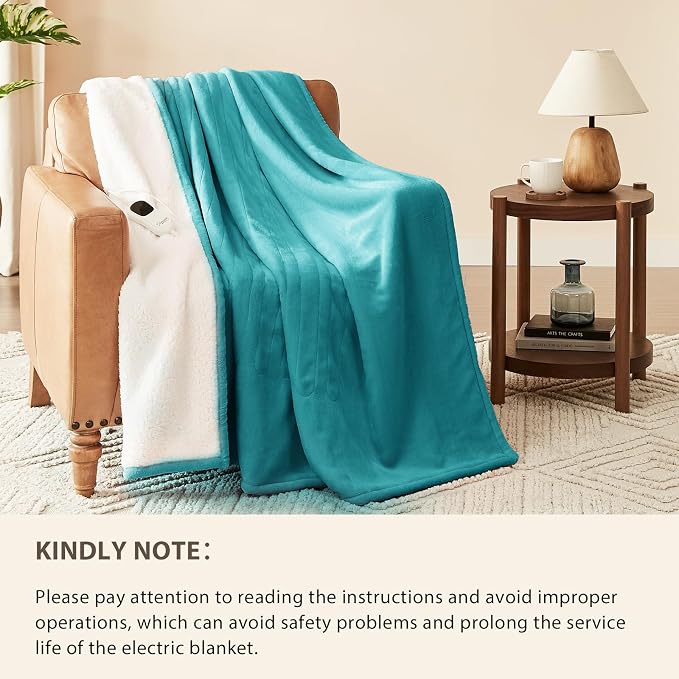 Homemate Electric Heated Blanket Queen Size - Image 6