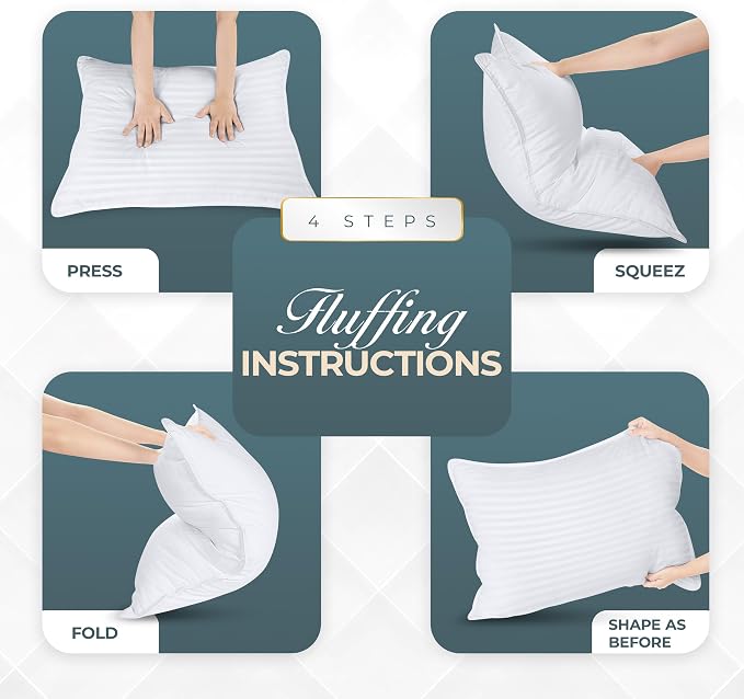 Utopia Bedding Bed Pillows for Sleeping King Size, Down Alternative Pillow for - Image 9